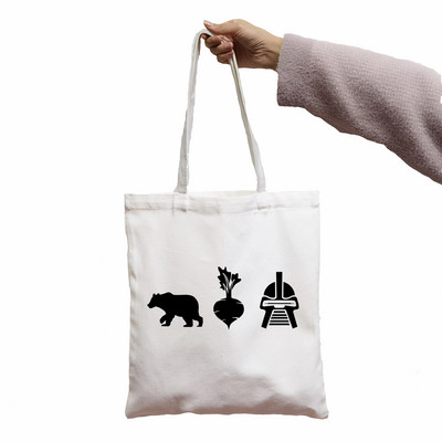 Krepšys Biuro TV laida Dunder Mifflin Paper Company Spausdinti Puikus pirkėjų krepšys Shopper White Moterų krepšiai per petį Krepšys