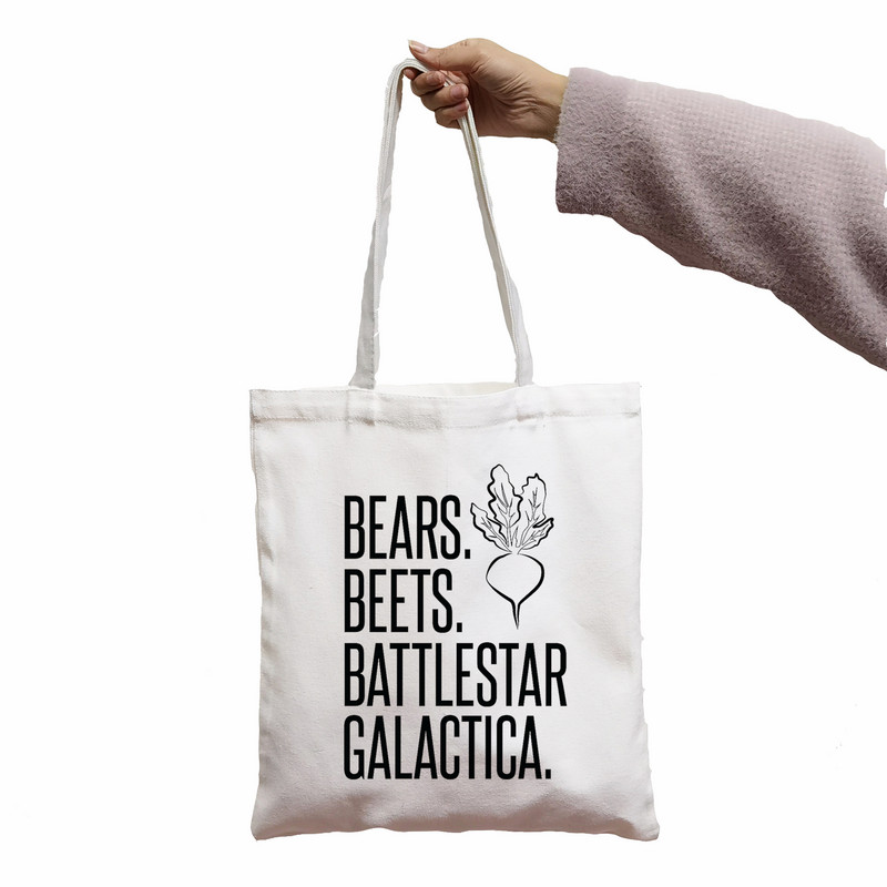 Krepšys Biuro TV laida Dunder Mifflin Paper Company Spausdinti Puikus pirkėjų krepšys Shopper White Moterų krepšiai per petį Krepšys