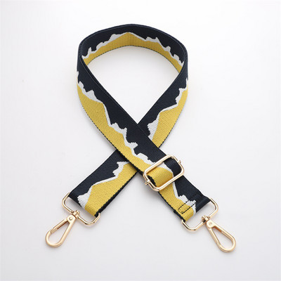 Somas daļas Aksesuāri Siksna Somas DIY plecu soma plata mugursoma Melna rokturis Crossbody Canvas nomaiņa plecu somas siksna