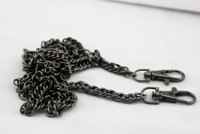 40-120CM 7mm W Metalinės piniginės grandinės dirželio rankenos keitimo rankinė per petį krepšys grandinės priedai Šviesiai aukso/sidabro/juodos/bronzinės spalvos