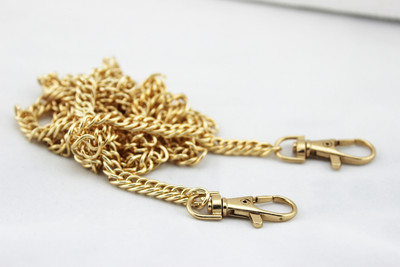 40-120CM 7mm W Metalinės piniginės grandinės dirželio rankenos keitimo rankinė per petį krepšys grandinės priedai Šviesiai aukso/sidabro/juodos/bronzinės spalvos