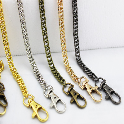 40-120CM 7mm W metal pentru geanta cu lanț pentru mâner de schimb pentru geanta de umăr Accesorii pentru lanțuri auriu deschis/argintiu/negru/bronz