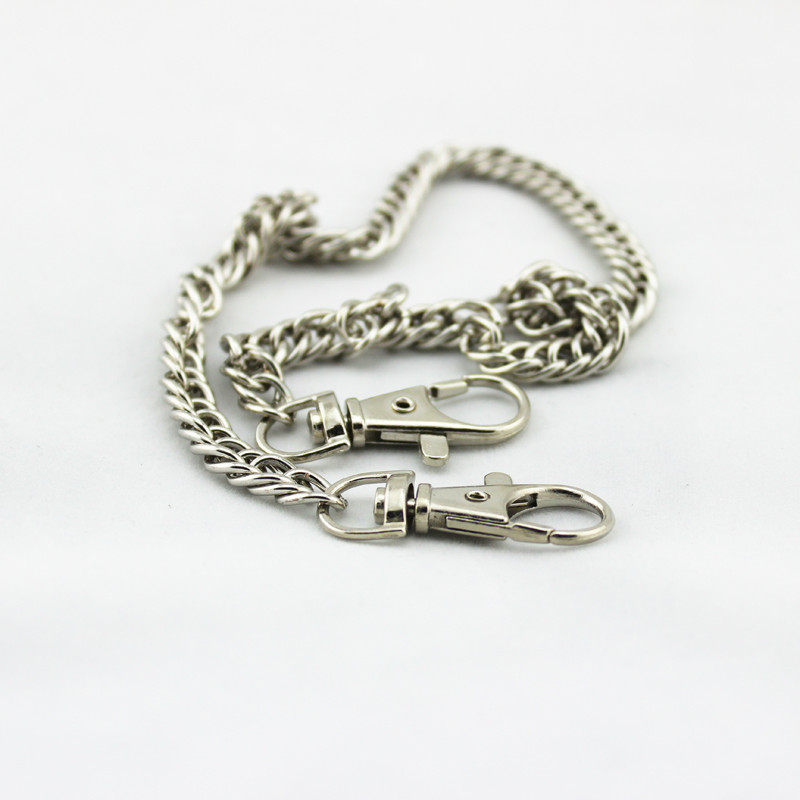 40-120CM 7mm W Metalinės piniginės grandinės dirželio rankenos keitimo rankinė per petį krepšys grandinės priedai Šviesiai aukso/sidabro/juodos/bronzinės spalvos