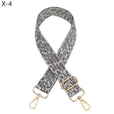 Deepeel 3,8 cm széles leopárd táskák vállpánt női táska kiegészítők kézitáska keresztben állítható jacquard hátizsák pántok