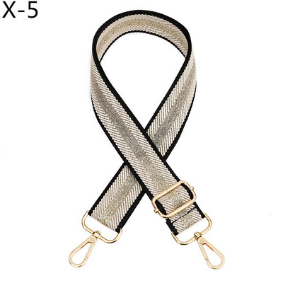 Deepeel 3,8 cm széles leopárd táskák vállpánt női táska kiegészítők kézitáska keresztben állítható jacquard hátizsák pántok