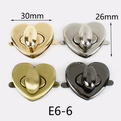 4Pcs Deepeel metalne kopče za zaključavanje torbi Obojene zakretne brave za zatvaranje torbica Dekoracija torbice Zasun Kopča DIY pribor za šivanje