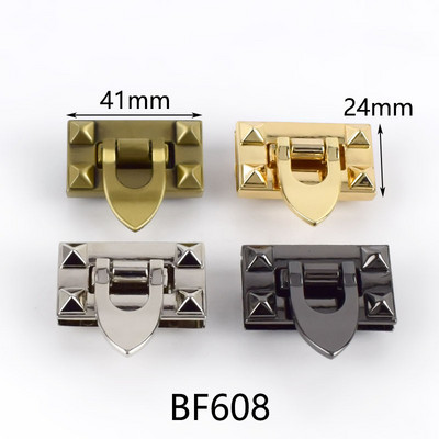 4Pcs Deepeel metalne kopče za zaključavanje torbi Obojene zakretne brave za zatvaranje torbica Dekoracija torbice Zasun Kopča DIY pribor za šivanje