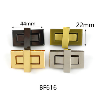 4Pcs Deepeel metalne kopče za zaključavanje torbi Obojene zakretne brave za zatvaranje torbica Dekoracija torbice Zasun Kopča DIY pribor za šivanje
