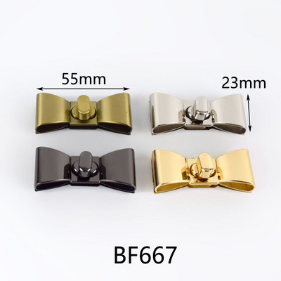 4Pcs Deepeel metalne kopče za zaključavanje torbi Obojene zakretne brave za zatvaranje torbica Dekoracija torbice Zasun Kopča DIY pribor za šivanje