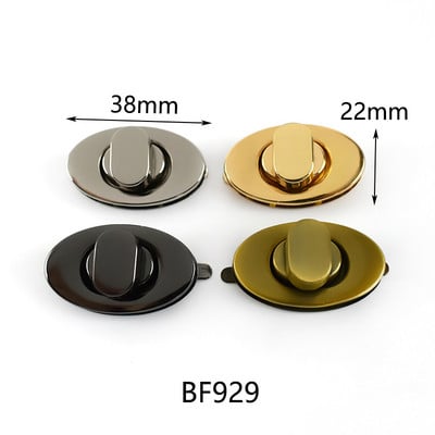4Pcs Deepeel metalne kopče za zaključavanje torbi Obojene zakretne brave za zatvaranje torbica Dekoracija torbice Zasun Kopča DIY pribor za šivanje