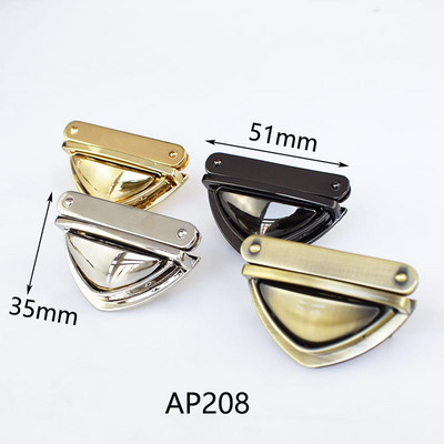 4Pcs Deepeel metalne kopče za zaključavanje torbi Obojene zakretne brave za zatvaranje torbica Dekoracija torbice Zasun Kopča DIY pribor za šivanje