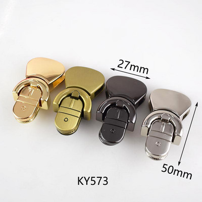 4Pcs Deepeel metalne kopče za zaključavanje torbi Obojene zakretne brave za zatvaranje torbica Dekoracija torbice Zasun Kopča DIY pribor za šivanje
