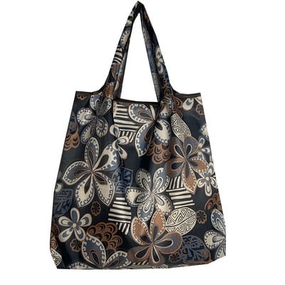 Vidēji lielas ietilpības salokāmi iepirkumu maisiņi Pārnēsājamas modes kabatas Pret plīsumiem izturīgas atkārtoti lietojamas somas eko-somas