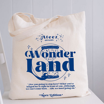 Txt Blue Hour Tote Bag Εμπνευσμένη από ντιζάιν τσάντα τσάντα καμβά Τσάντες αγορών Τσάντες αγορών Bolsa Επαναχρησιμοποιήσιμες τσάντες αγορών για μπουτίκ