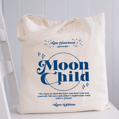 Geantă de tote Txt Blue Hour Geantă de designer inspirată Geantă de pânză Genți de cumpărături Bolsa Genți de cumpărături reutilizabile pentru boutique