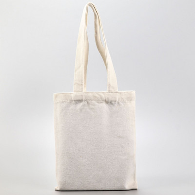 Nagy kapacitású vászon válltáska szövet pamutvászon újrafelhasználható bevásárlótáska Eco hordtáska alkalmi strand kézitáska napi használat
