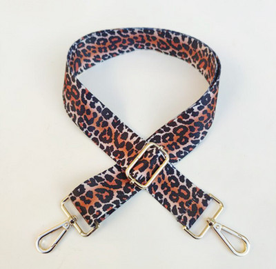 Leopárd táskapántok Női válltáskák Állítható széles pántos táskarész tartozékok Női futártáska pánt 130cm