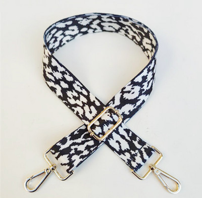 Leopárd táskapántok Női válltáskák Állítható széles pántos táskarész tartozékok Női futártáska pánt 130cm