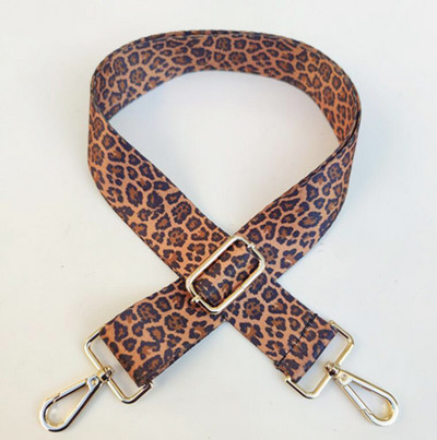Leopárd táskapántok Női válltáskák Állítható széles pántos táskarész tartozékok Női futártáska pánt 130cm