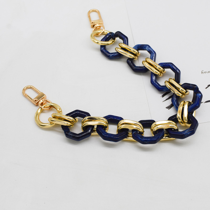 Sokszögű jó minőségű női rövid táska pánt női karkötő felső fogantyú táska övek könnyen passzoló divatos lányok ajándékok