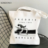 Freddie Mercury geanta de cumparaturi cumparator geanta de mana bolso geanta tote stofa pliabila sac toile