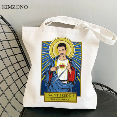 Freddie Mercury geanta de cumparaturi cumparator geanta de mana bolso geanta tote stofa pliabila sac toile