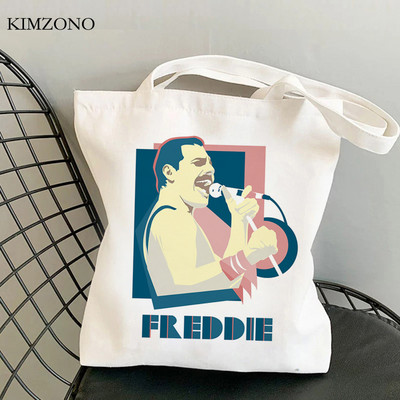 Freddie Mercury geanta de cumparaturi cumparator geanta de mana bolso geanta tote stofa pliabila sac toile