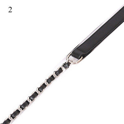 DIY Μαύρο Λευκό PU Δερμάτινο Πορτοφόλι Λαβή 100/120cm Ανταλλακτικό Μεταλλικό Χρυσό Ασημί Αλυσίδα ώμου χιαστί τσάντα λουριά αλυσίδα 2021