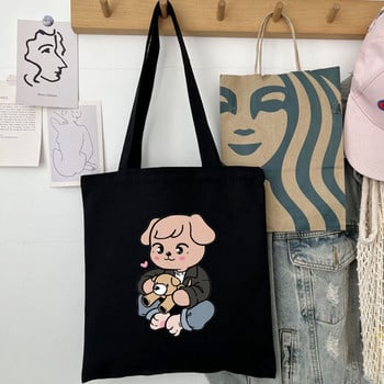 Stary Kids Skzoo Shoulder Bags Χαριτωμένα θηλυκά Harajuku Ulzzang Shopping Totes Travel Casual Handbags Bolsa Feminina