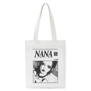 Τσάντες αγορών Nana Anime Manga Nana Osaki And Ren Honjo Tote Bag Harajuku Handbags Shoulder Bags Casual Handbag Γυναικεία τσάντα καμβά