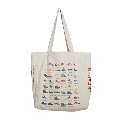 PURDORED 1 pc kameras raksta sieviešu plecu soma, liela sieviešu retro apavu raksta skolēnu skolas soma Eko ikdienas piegādes soma