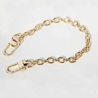 Fashion Decoration 8mm Chains Short 25cm, 30cm Gold Chains To Put Charms on, Short Gold Bag Chain for DIY Charms