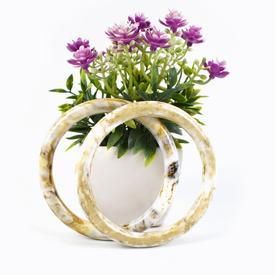 2Gb=1 Pair Deepeel 10cm Dzintara sveķu apaļš rokturis Modes D-veida rokturi Somas Rokassomas Roku darbs DIY Amatniecības somas aksesuārs