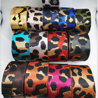3 metra 50 mm široka traka u boji imitacija najlonskog remena za leoparda DIY Bag Dodatna traka