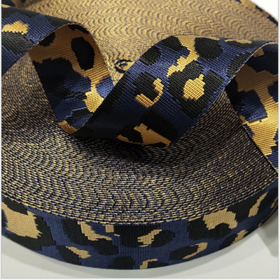 3 metri, 50 mm lățime, chingă de culoare, imitație de nailon, curea leopard, accesorii pentru geanți, chingă