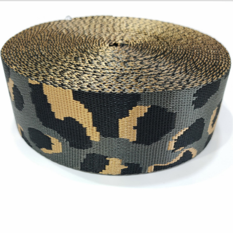 3 metri, 50 mm lățime, chingă de culoare, imitație de nailon, curea leopard, accesorii pentru geanți, chingă