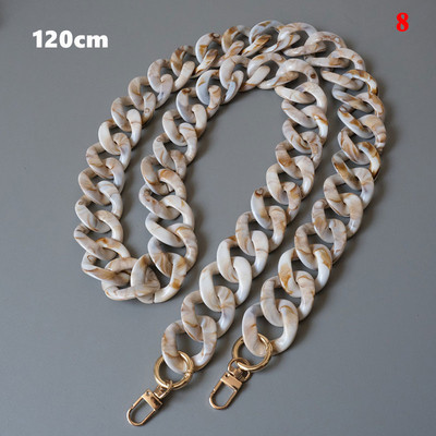 40/60/80/120cm soma Siksnas soma Dekors plecu ķēde sveķu ķēde bēša akrila sveķu ķēdes soma Akrila sveķu ķēdes tinte bēša ķēde