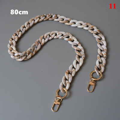 40/60/80/120cm soma Siksnas soma Dekors plecu ķēde sveķu ķēde bēša akrila sveķu ķēdes soma Akrila sveķu ķēdes tinte bēša ķēde