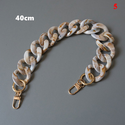 40/60/80/120cm soma Siksnas soma Dekors plecu ķēde sveķu ķēde bēša akrila sveķu ķēdes soma Akrila sveķu ķēdes tinte bēša ķēde