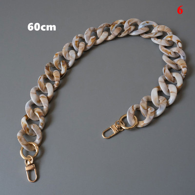 40/60/80/120cm soma Siksnas soma Dekors plecu ķēde sveķu ķēde bēša akrila sveķu ķēdes soma Akrila sveķu ķēdes tinte bēša ķēde