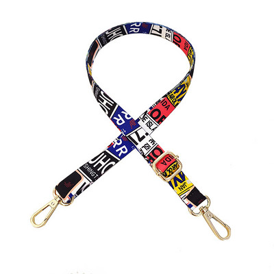 Laius 2,5 cm reguleeritav kotirihm Kotiosa tarvikud käekottide jaoks Vöö DIY Rainbow õlarihm asendusrahakotirihm B jaoks