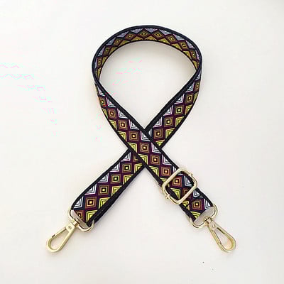 Laius 2,5 cm reguleeritav kotirihm Kotiosa tarvikud käekottide jaoks Vöö DIY Rainbow õlarihm asendusrahakotirihm B jaoks