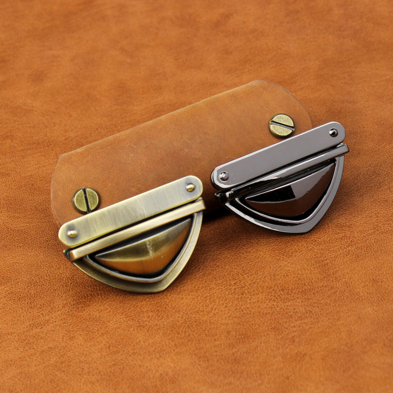 „Pasidaryk pats“ metalas, visiškai naujas „Tuck Twist“ užraktas, užsegamas užsegimas, užsegamos sagties tvirtinimo detalės, skirtos odiniam krepšio dėklui rankinės piniginės taisymui