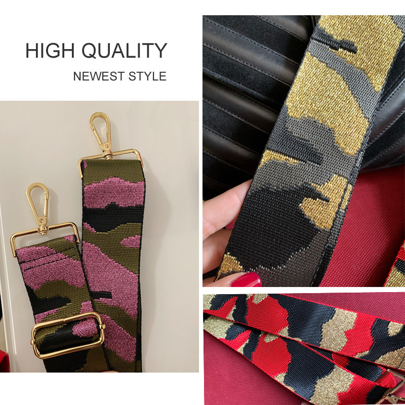 Táskapánt Kézitáska Öv Széles Válltáska Szíj Csere pánt Tartozék Táskarész Állítható Öv Táskákhoz 130cm