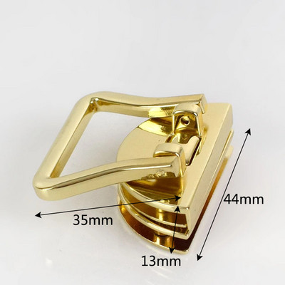 2 vnt. Metalinis pasukamas užraktas sagtis piniginės spyruoklinis skląstis krepšiams „pasidaryk pats“ rankinės spynos užsegamas krepšio uždarymas siuvimo aparatūros priedai