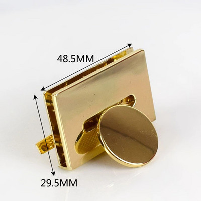 2 vnt. Metalinis pasukamas užraktas sagtis piniginės spyruoklinis skląstis krepšiams „pasidaryk pats“ rankinės spynos užsegamas krepšio uždarymas siuvimo aparatūros priedai