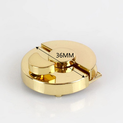 2 vnt. Metalinis pasukamas užraktas sagtis piniginės spyruoklinis skląstis krepšiams „pasidaryk pats“ rankinės spynos užsegamas krepšio uždarymas siuvimo aparatūros priedai