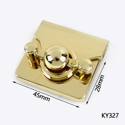 2 vnt. Metalinis pasukamas užraktas sagtis piniginės spyruoklinis skląstis krepšiams „pasidaryk pats“ rankinės spynos užsegamas krepšio uždarymas siuvimo aparatūros priedai