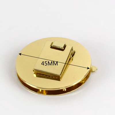 2 vnt. Metalinis pasukamas užraktas sagtis piniginės spyruoklinis skląstis krepšiams „pasidaryk pats“ rankinės spynos užsegamas krepšio uždarymas siuvimo aparatūros priedai