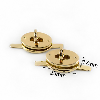 2 vnt. Metalinis pasukamas užraktas sagtis piniginės spyruoklinis skląstis krepšiams „pasidaryk pats“ rankinės spynos užsegamas krepšio uždarymas siuvimo aparatūros priedai